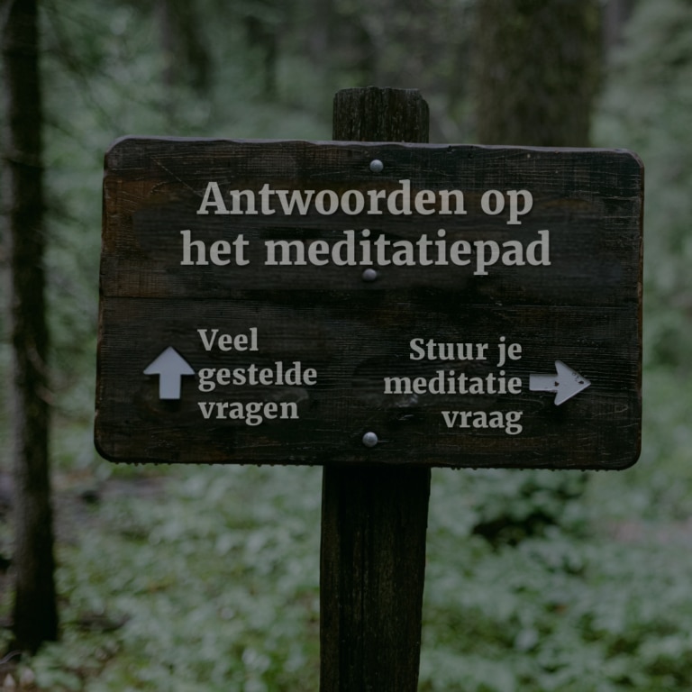 Hulp bij meditatievragen