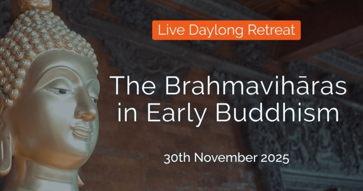 The Brahmavihāras in Early Buddhism - Live Daylong Retreat