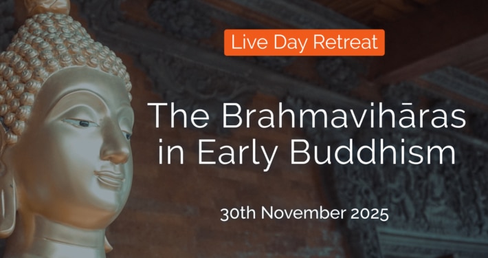 The Brahmavihāras in Early Buddhism - Live Day Retreat